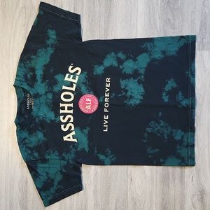 Assholes live forever Irish Acid Wash Size Medium